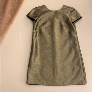 Madewell Gold Cocktail Dress